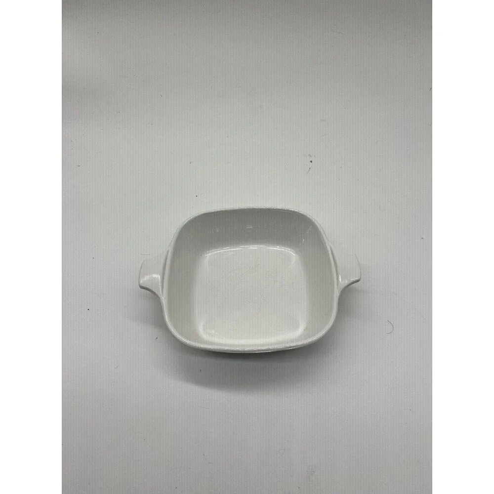 Vintage CorningWare Cornflower Baking Dish P-41-B 1 3/4 Cup White Blue USA